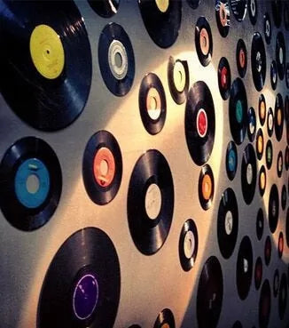 Discos de vinilo estilo retro