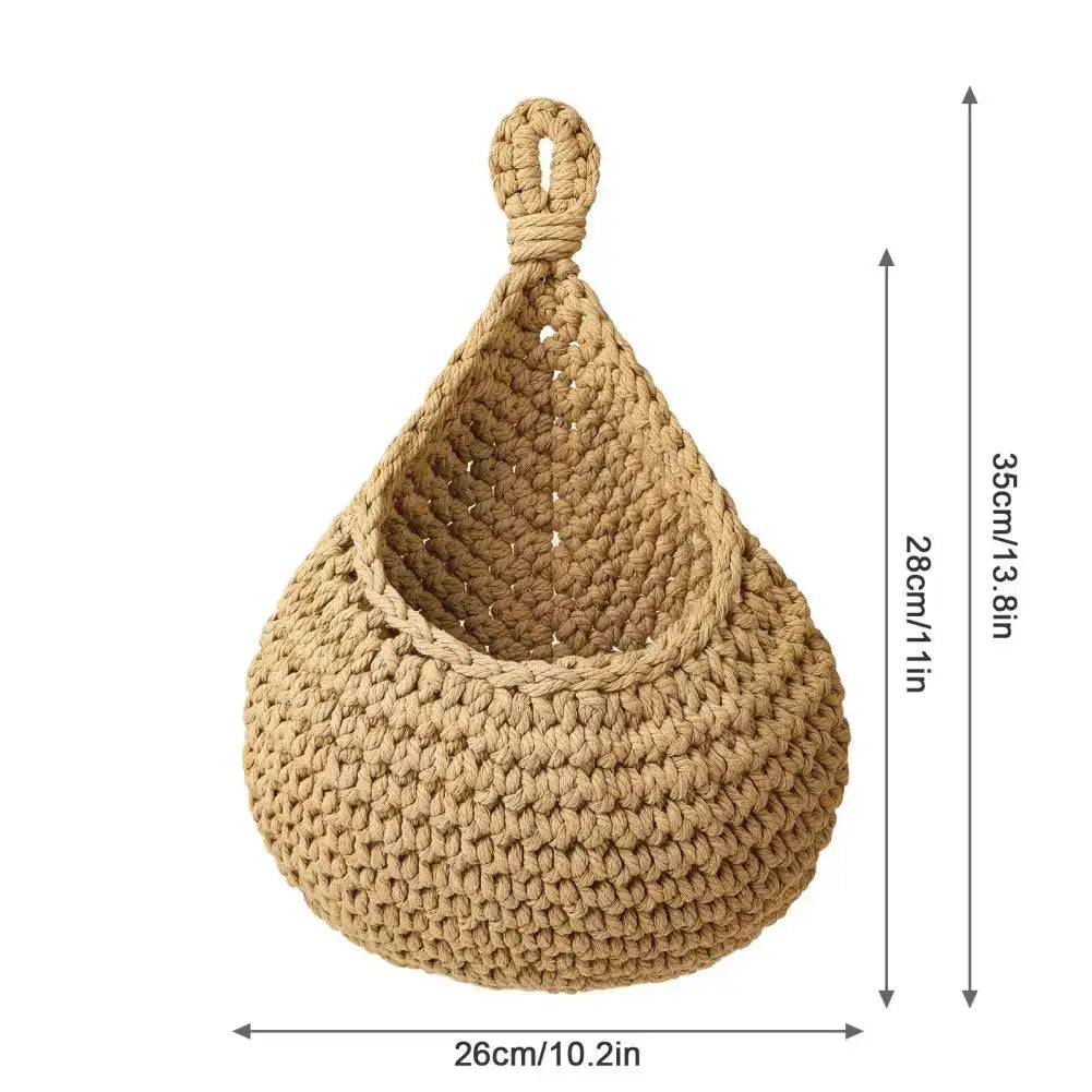 Cesta de macramé para colgar