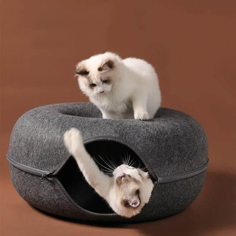 Cama donut para gato