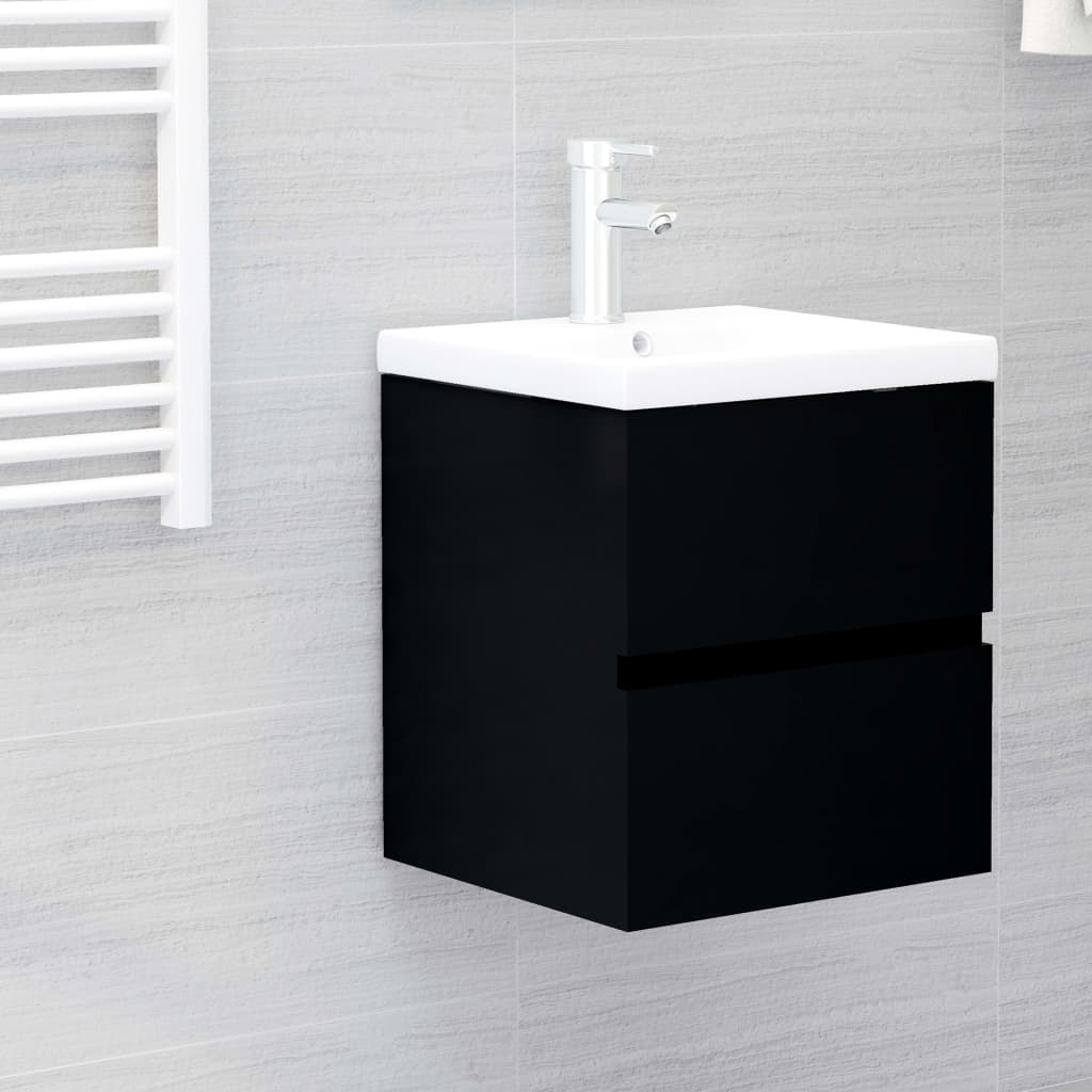 Mueble De Lavabo Madera Ingeniería Envejecida 90X38,5X45 Cm