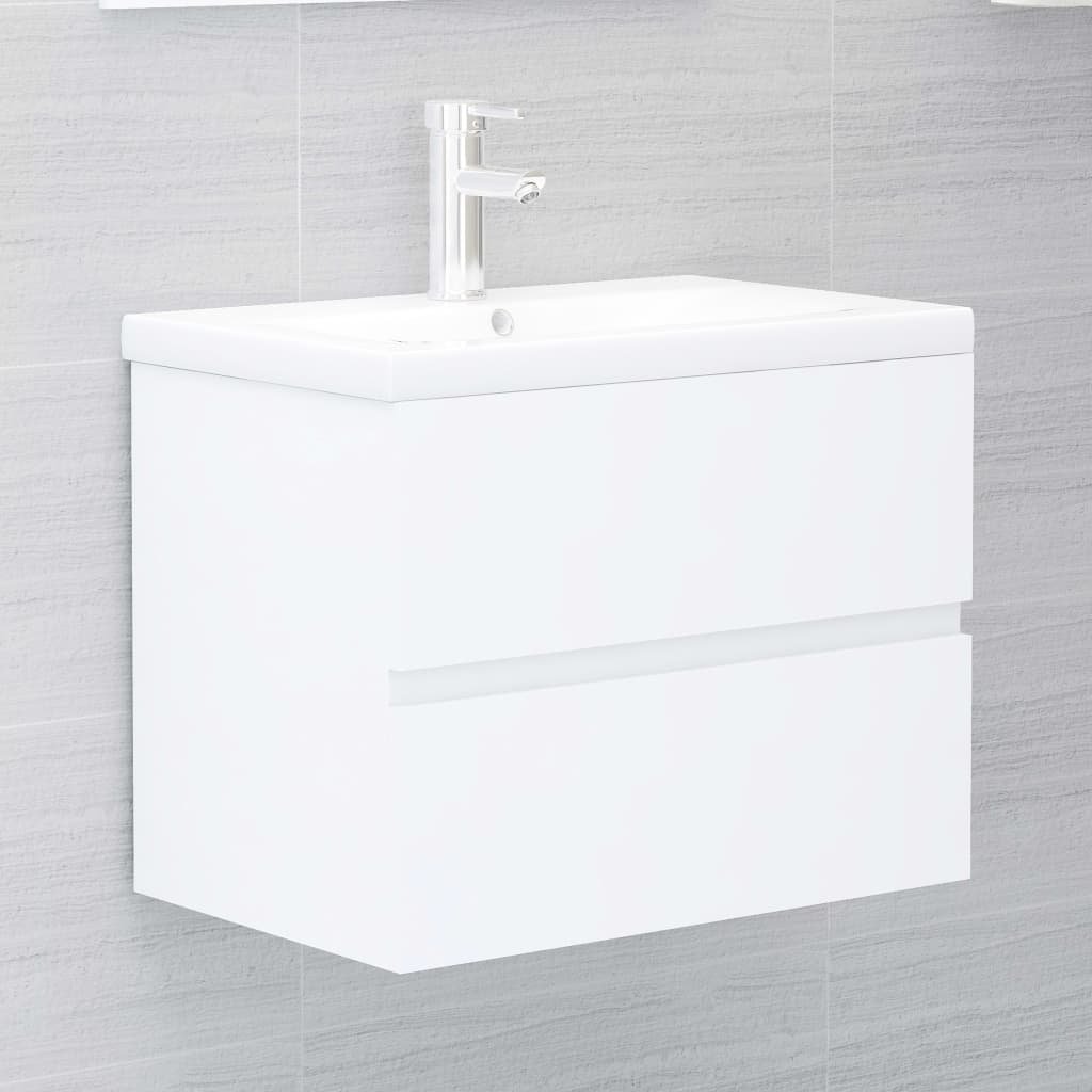 Mueble De Lavabo Madera Ingeniería Envejecida 90X38,5X45 Cm