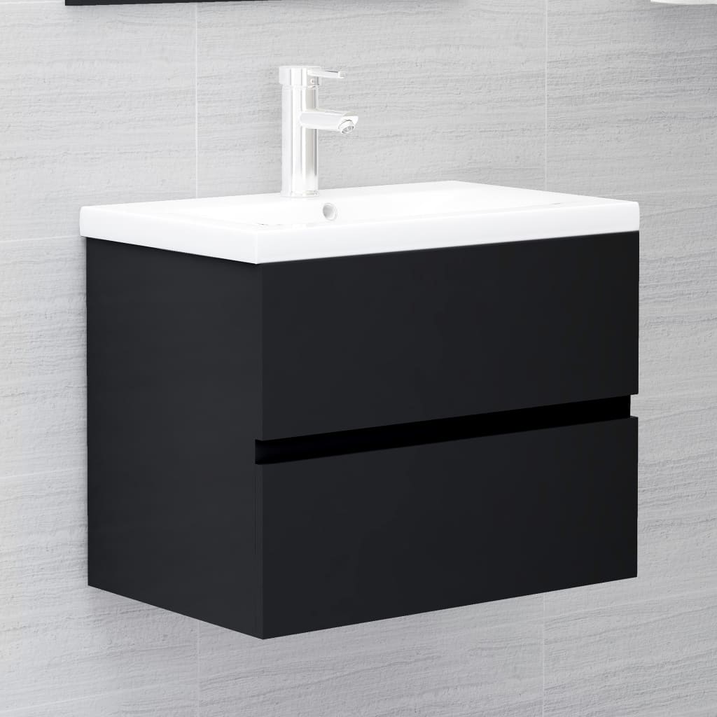 Mueble De Lavabo Madera Ingeniería Envejecida 90X38,5X45 Cm