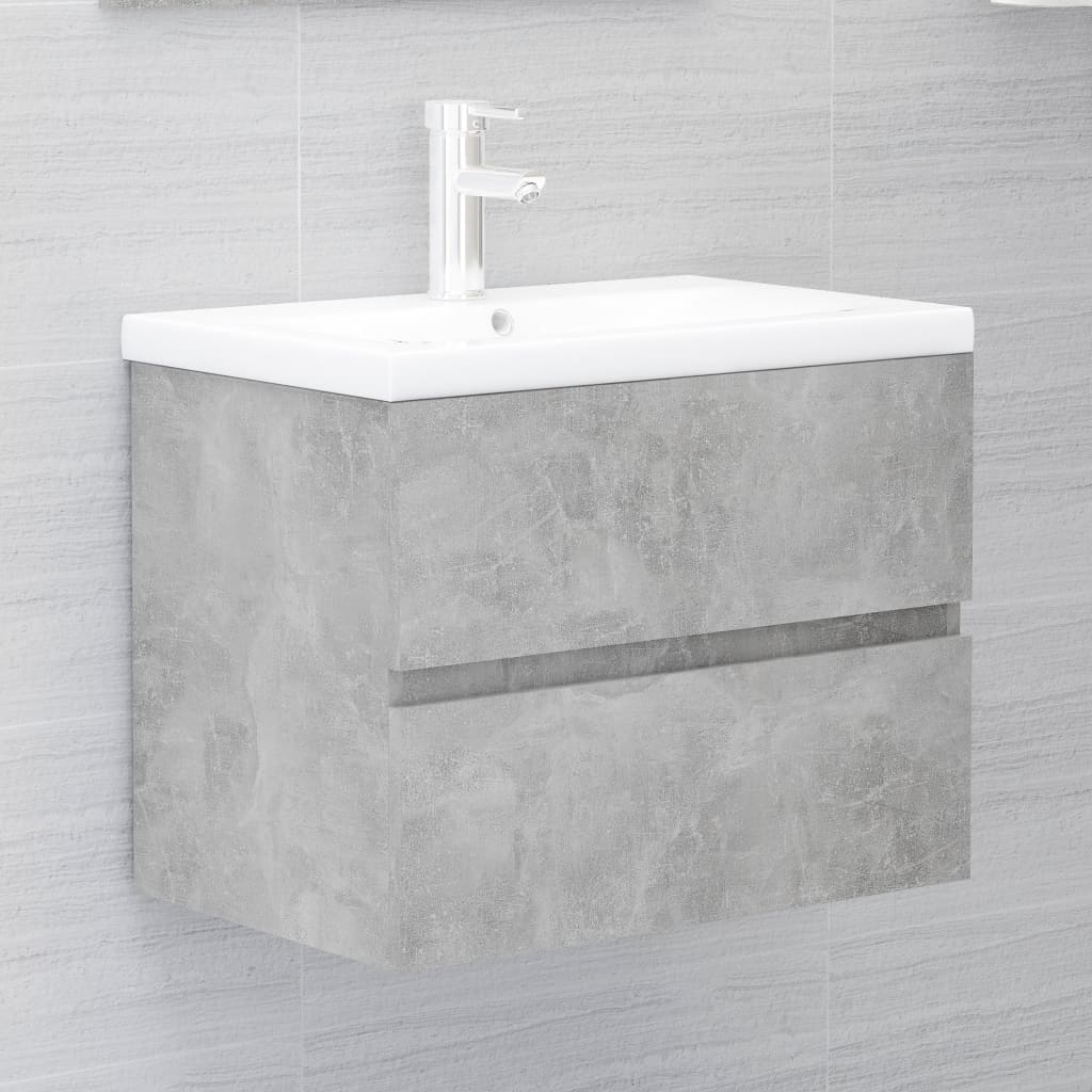 Mueble De Lavabo Madera Ingeniería Envejecida 90X38,5X45 Cm