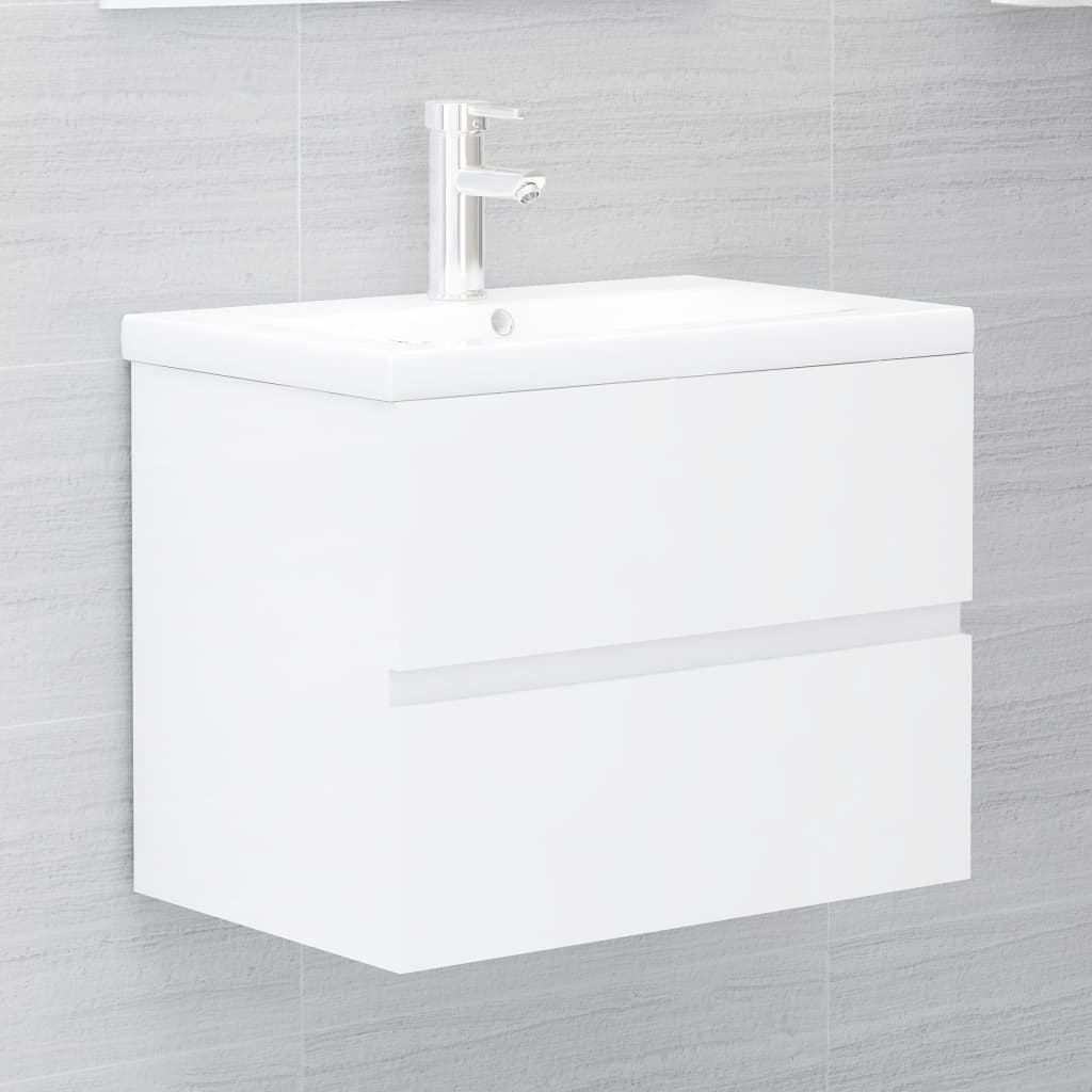 Mueble De Lavabo Madera Ingeniería Envejecida 90X38,5X45 Cm