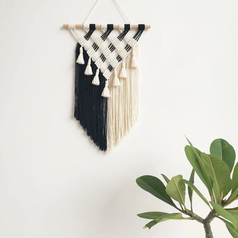 Colgante para la pared de macramé