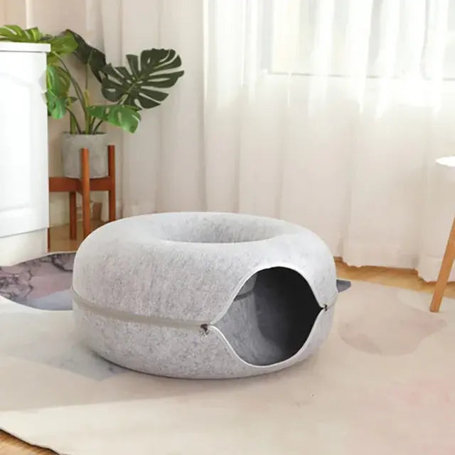 Cama donut para gato