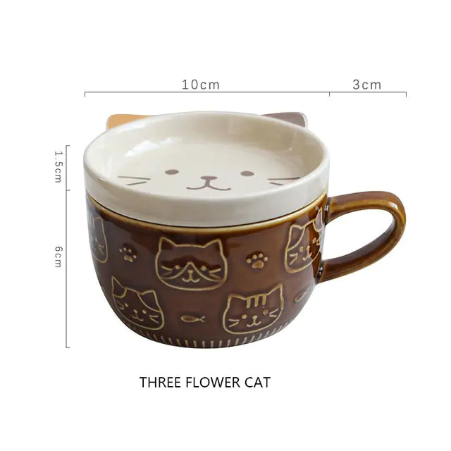 Taza de cerámica Gato