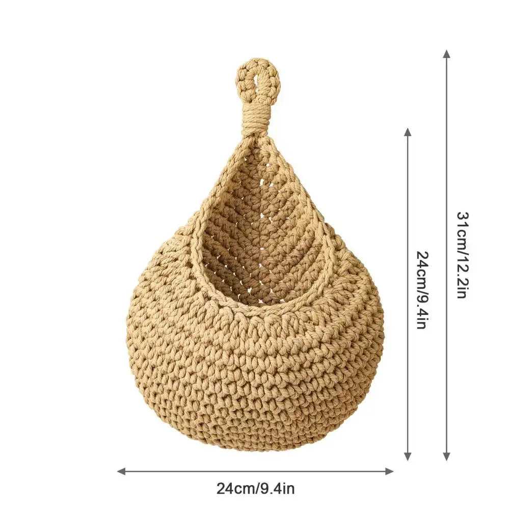 Cesta de macramé para colgar