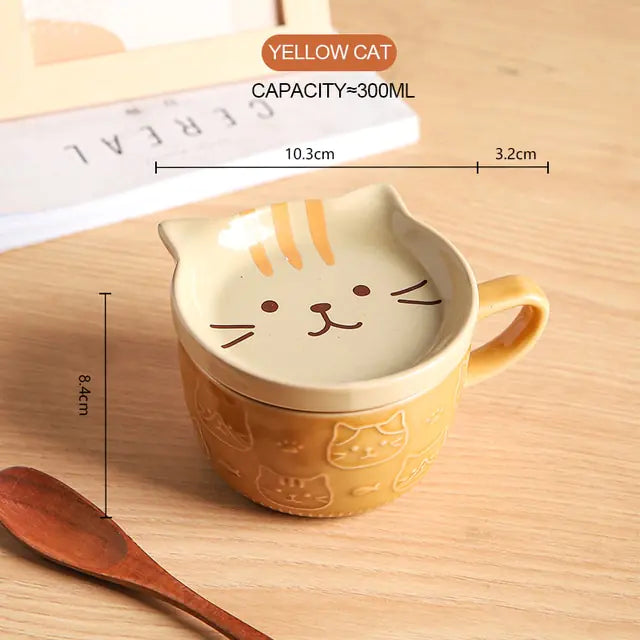 Taza de cerámica Gato