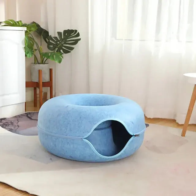 Cama donut para gato