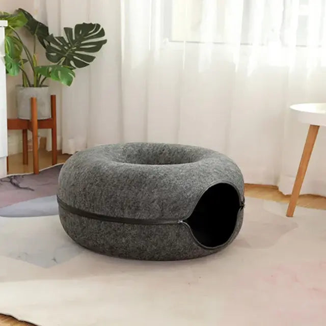 Cama donut para gato