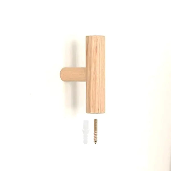 Ganchos de madera para colgar en la pared