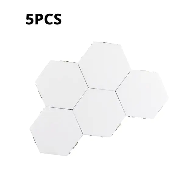 Lámpara de pared decorativa con hexágonos