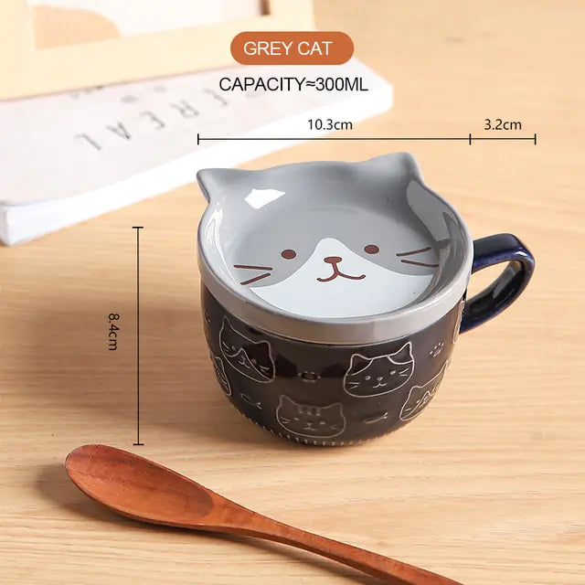 Taza de cerámica Gato