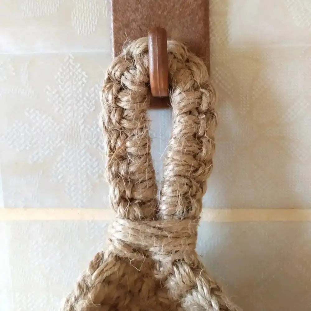 Cesta de macramé para colgar